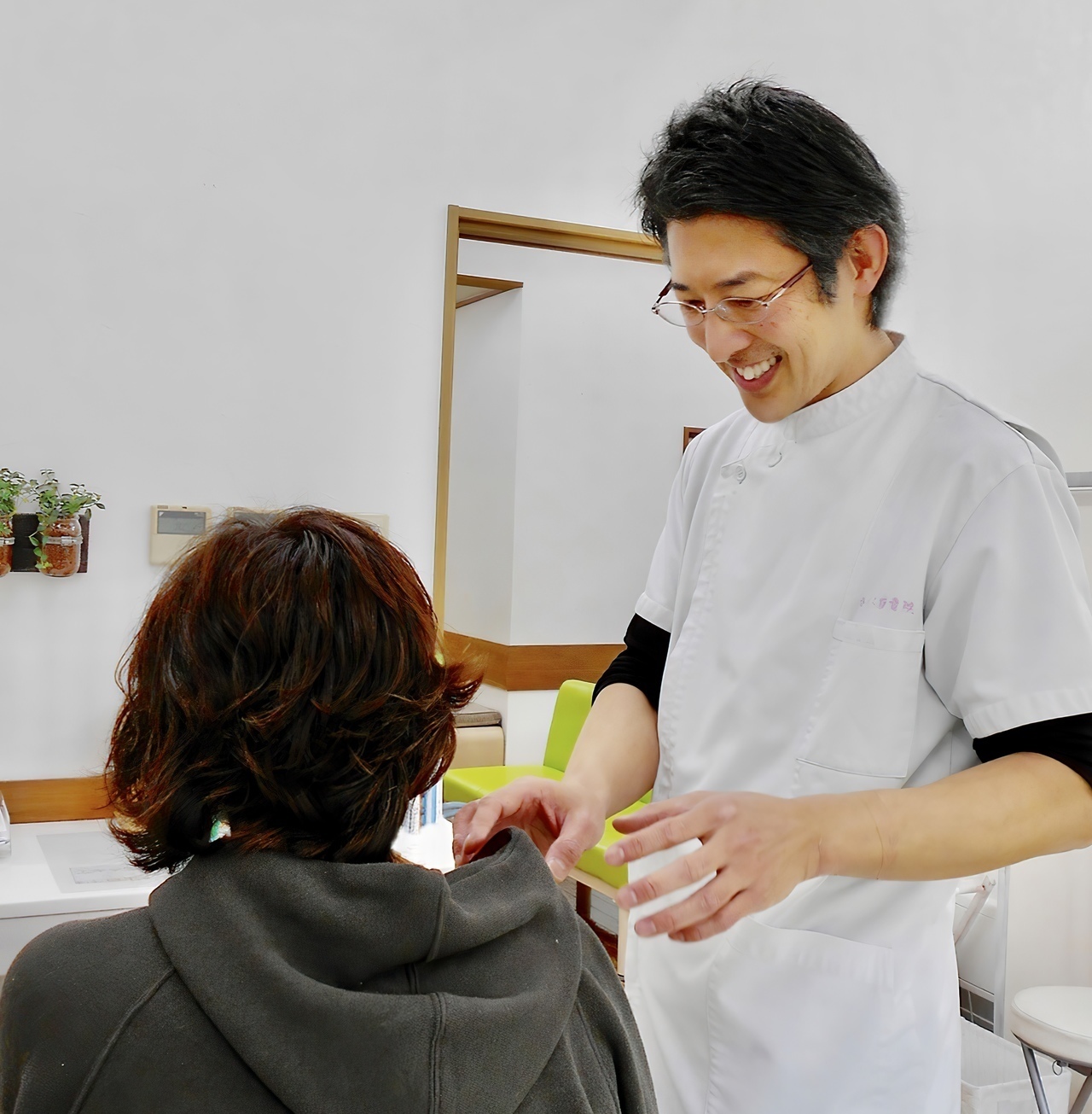 骨盤の歪みのある男性