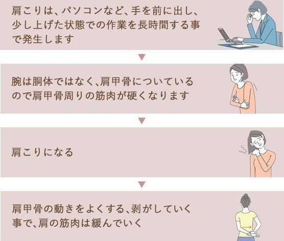 肩こりの発生起因