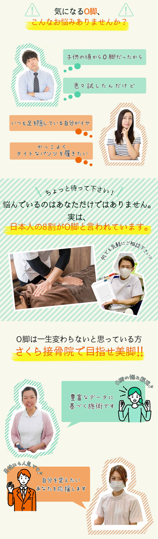 O脚矯正|岡崎さくら整体院 O脚矯正|岡崎さくら整体院